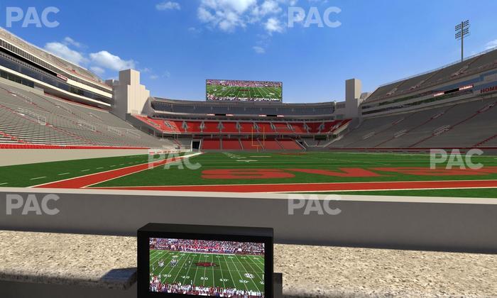Razorback Stadium - Section Loge 18 Seat View
