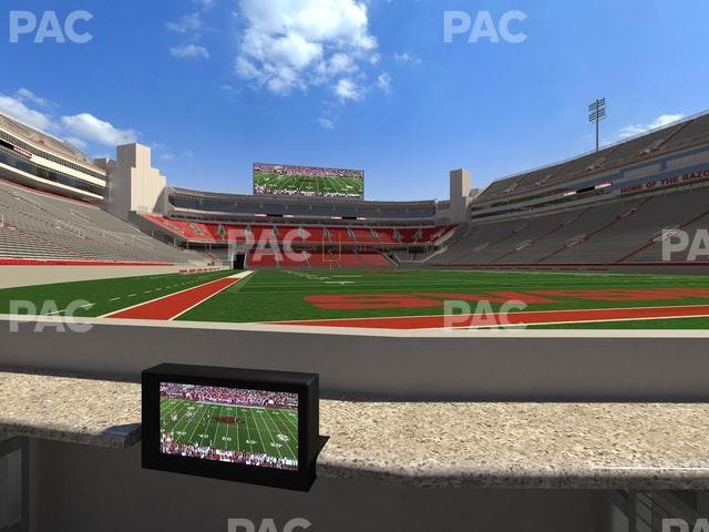 Razorback Stadium - Section Loge 19 Seat View