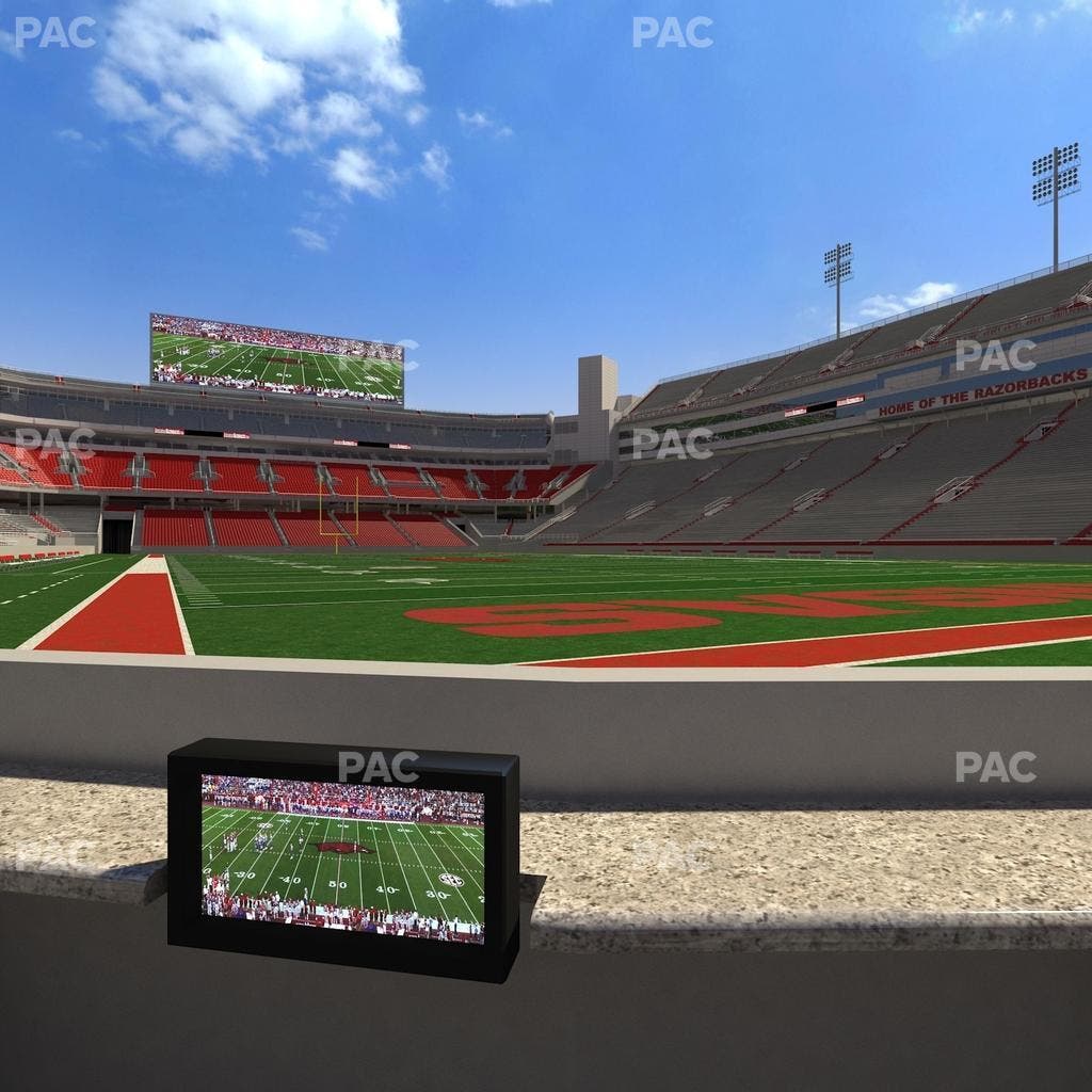 Razorback Stadium - Section Loge 20 Seat View