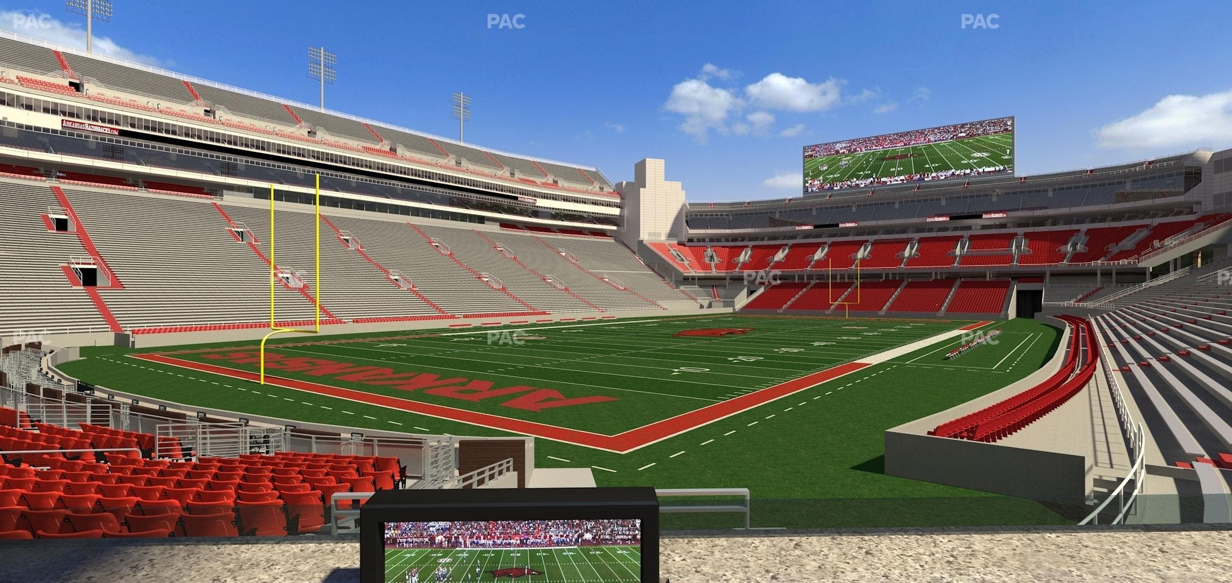 Razorback Stadium - Section Loge 21 Seat View