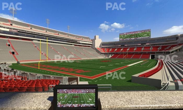 Razorback Stadium - Section Loge 21 Seat View