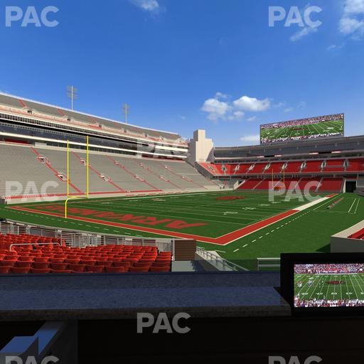 Razorback Stadium - Section Loge 22 Seat View