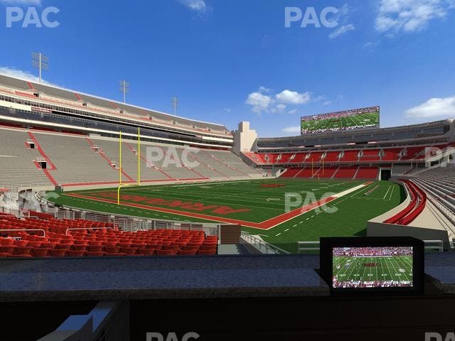 Razorback Stadium - Section Loge 22 Seat View