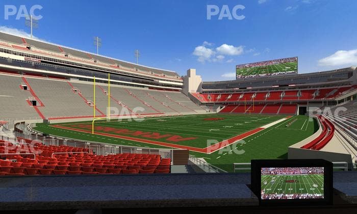 Razorback Stadium - Section Loge 22 Seat View