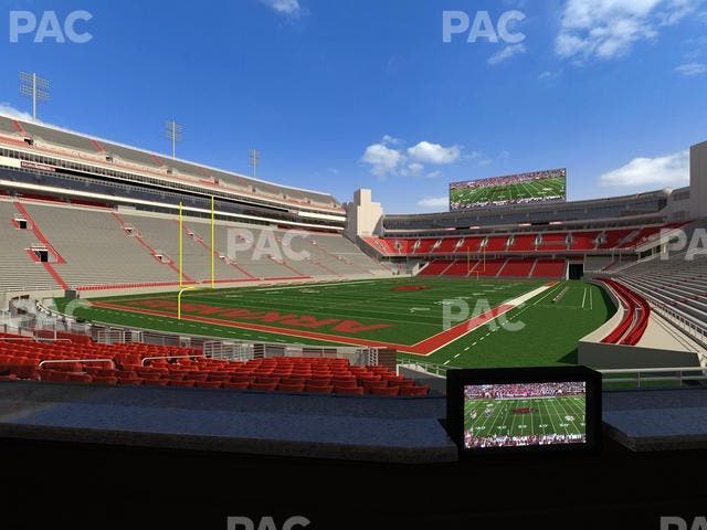 Razorback Stadium - Section Loge 23 Seat View