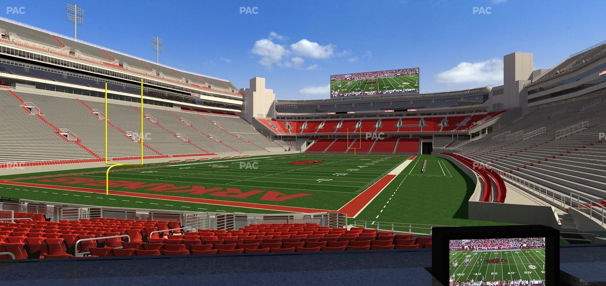 Razorback Stadium - Section Loge 24 Seat View