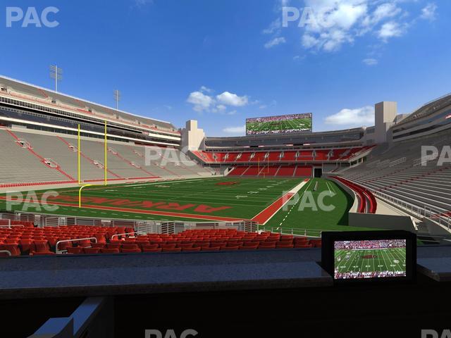 Razorback Stadium - Section Loge 24 Seat View Razorback Stadium - Section Loge 24 Seat View