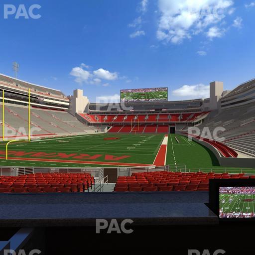 Razorback Stadium - Section Loge 26 Seat View