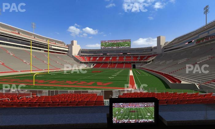 Razorback Stadium - Section Loge 27 Seat View