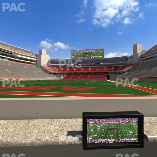 Razorback Stadium - Section Loge 3 Seat View