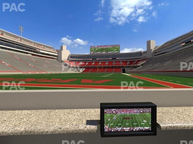 Razorback Stadium - Section Loge 3 Seat View