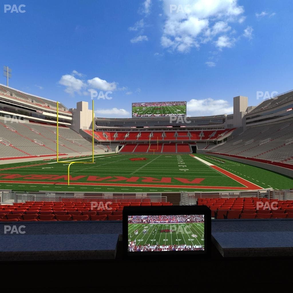 Razorback Stadium - Section Loge 31 Seat View