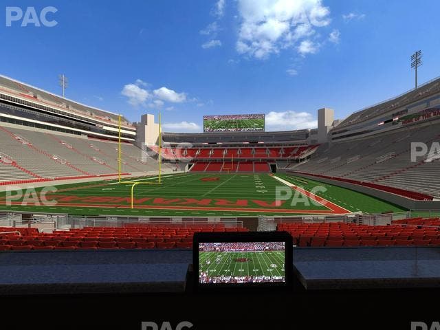 Razorback Stadium - Section Loge 31 Seat View