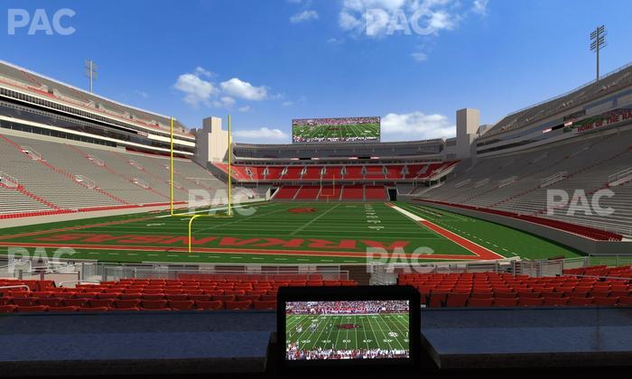 Razorback Stadium - Section Loge 31 Seat View
