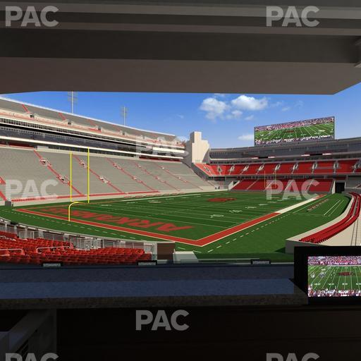 Razorback Stadium - Section Loge 32 Seat View