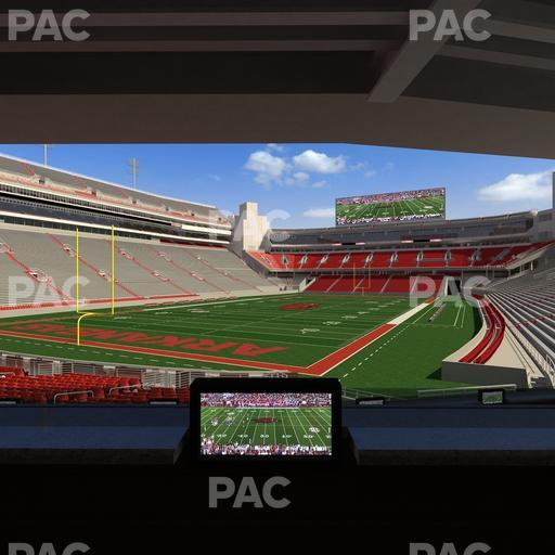 Razorback Stadium - Section Loge 34 Seat View