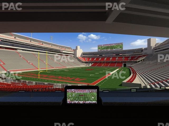 Razorback Stadium - Section Loge 34 Seat View