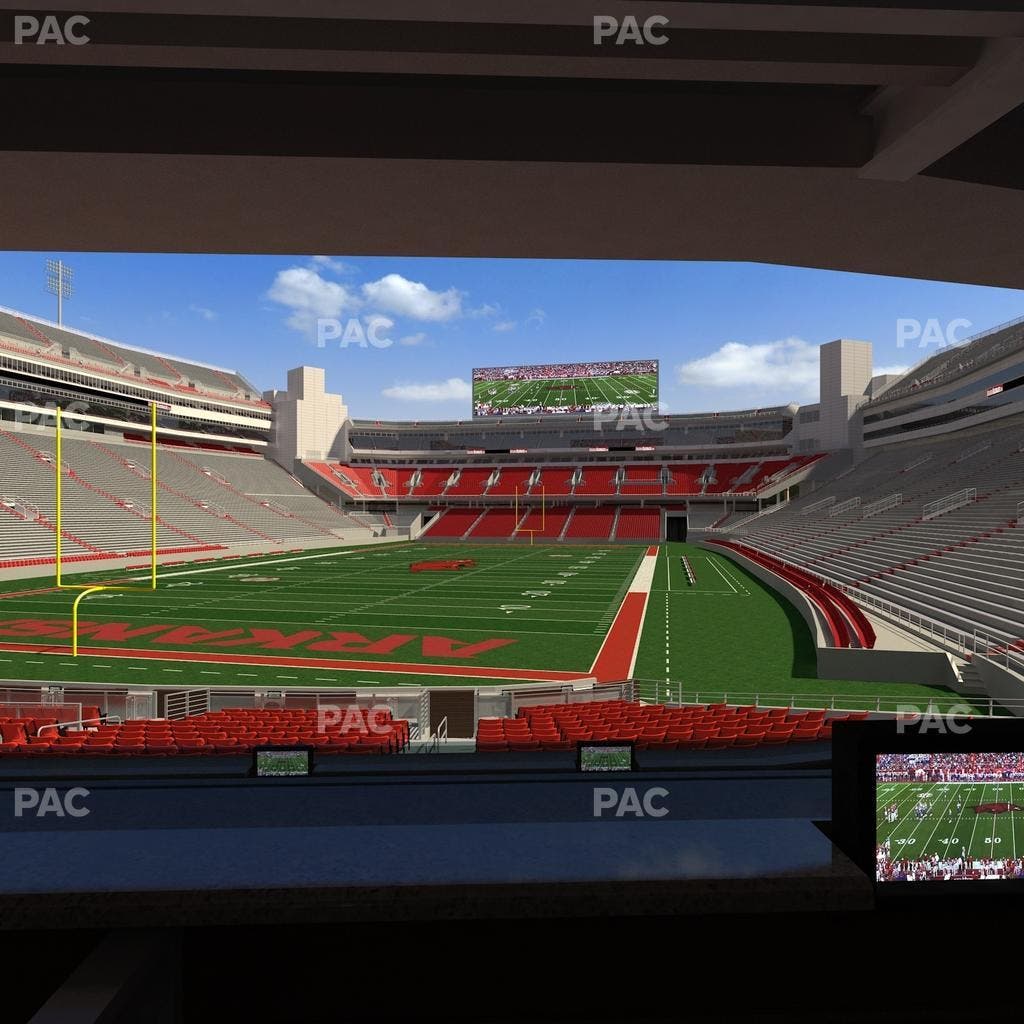Razorback Stadium - Section Loge 37 Seat View