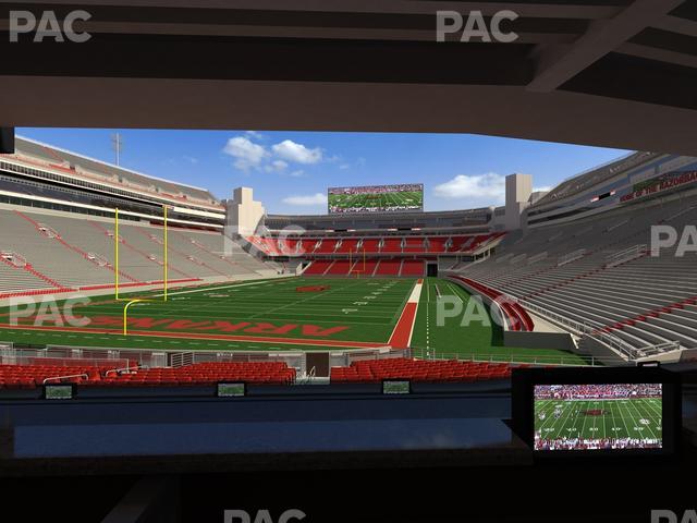 Razorback Stadium - Section Loge 37 Seat View Razorback Stadium - Section Loge 37 Seat View