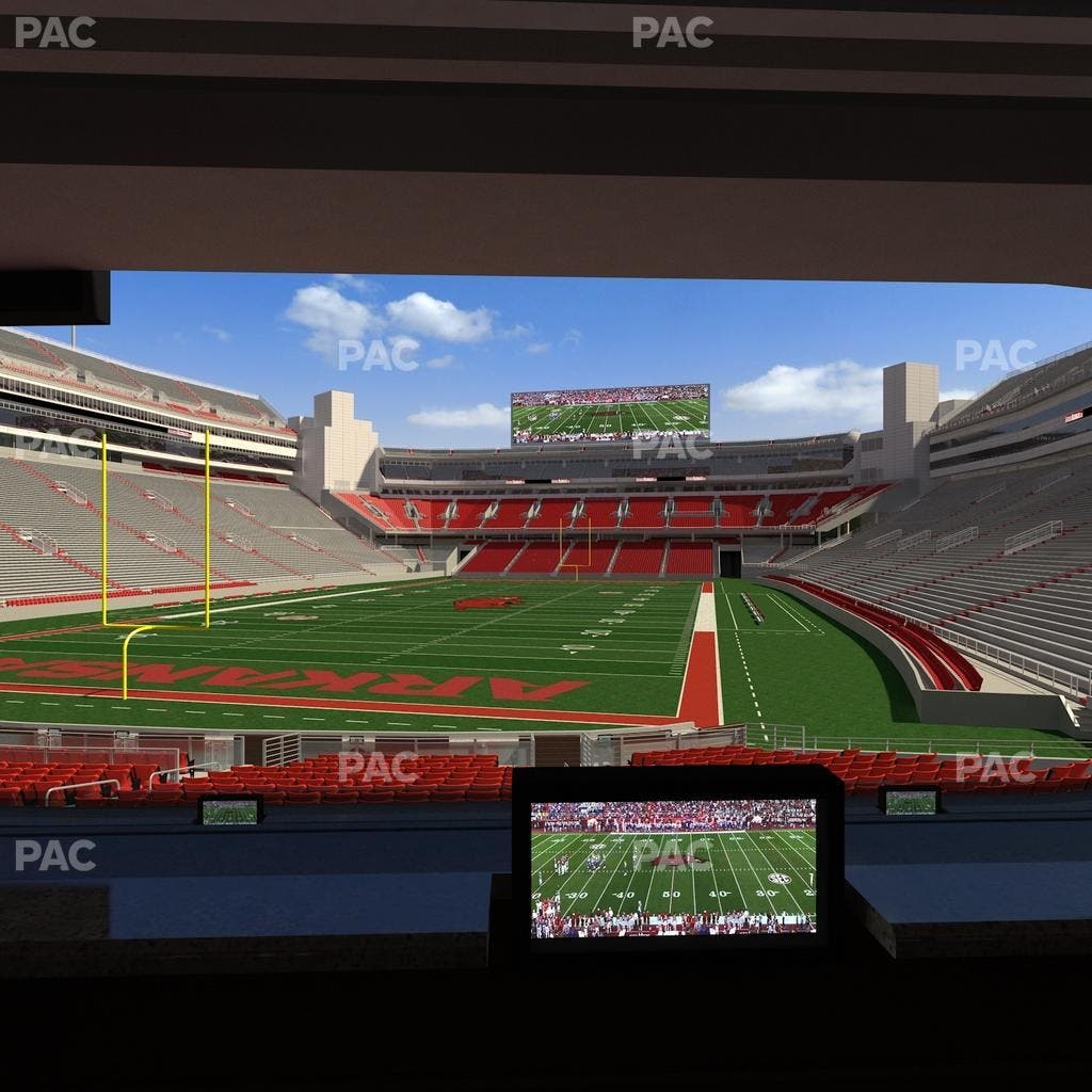 Razorback Stadium - Section Loge 38 Seat View