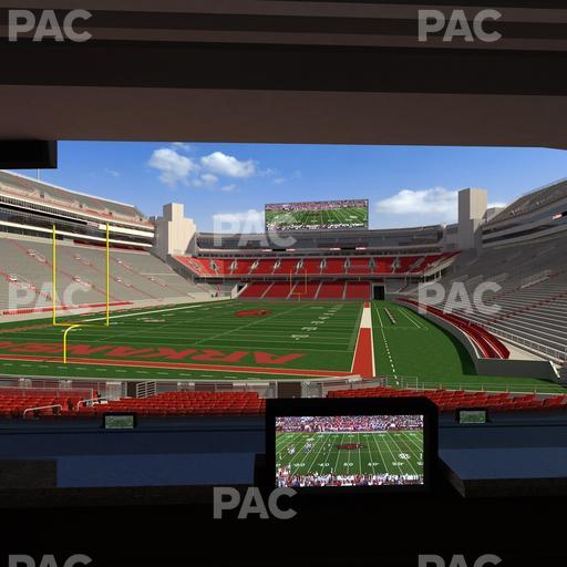 Razorback Stadium - Section Loge 38 Seat View