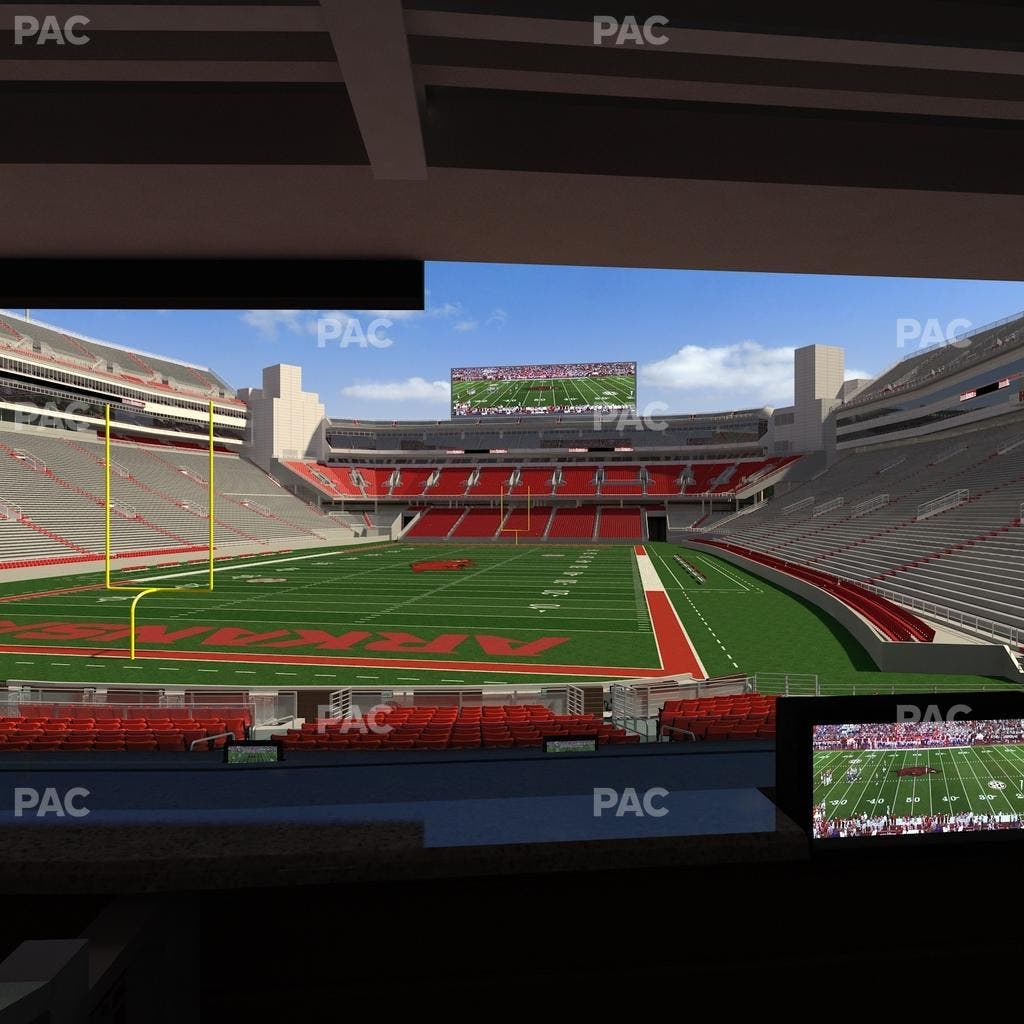 Razorback Stadium - Section Loge 39 Seat View