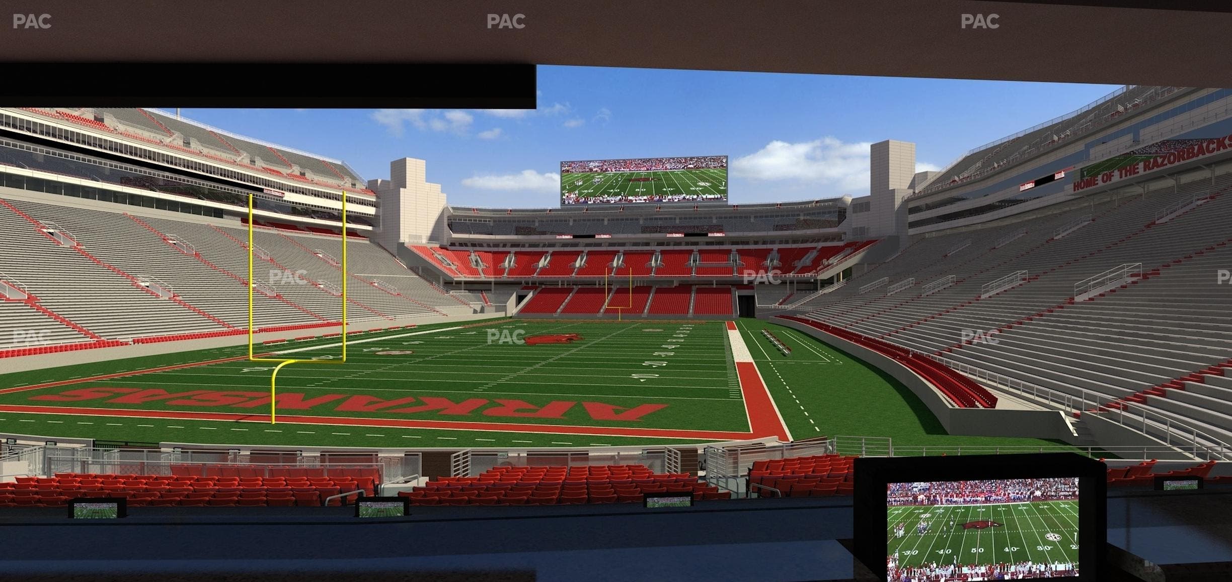 Razorback Stadium - Section Loge 39 Seat View