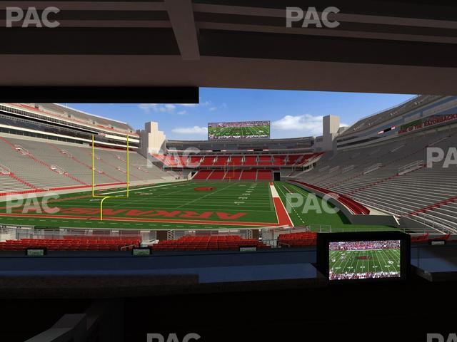 Razorback Stadium - Section Loge 39 Seat View Razorback Stadium - Section Loge 39 Seat View