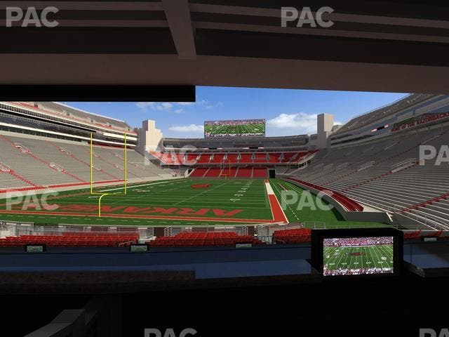 Razorback Stadium - Section Loge 39 Seat View