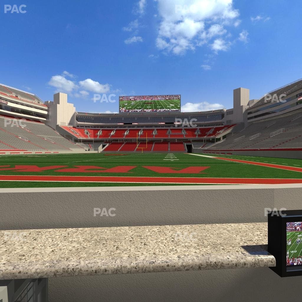 Razorback Stadium - Section Loge 4 Seat View