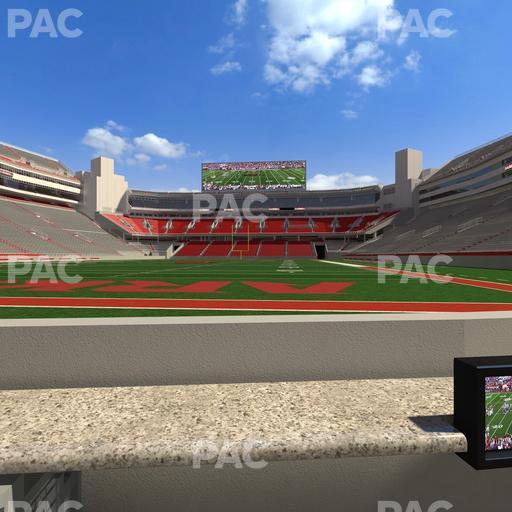 Razorback Stadium - Section Loge 4 Seat View