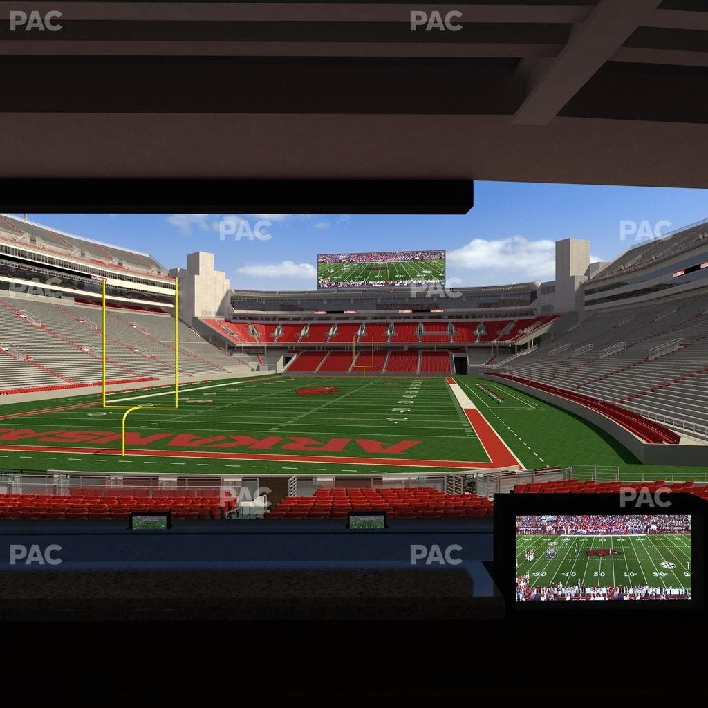 Razorback Stadium - Section Loge 40 Seat View
