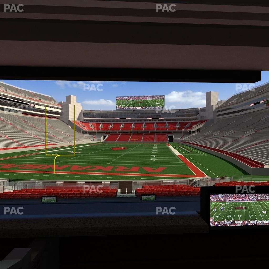 Razorback Stadium - Section Loge 41 Seat View