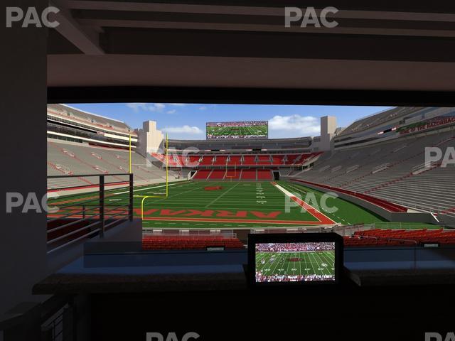 Razorback Stadium - Section Loge 42 Seat View Razorback Stadium - Section Loge 42 Seat View