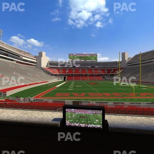 Razorback Stadium - Section Loge 43 Seat View