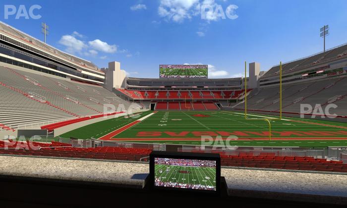 Razorback Stadium - Section Loge 43 Seat View