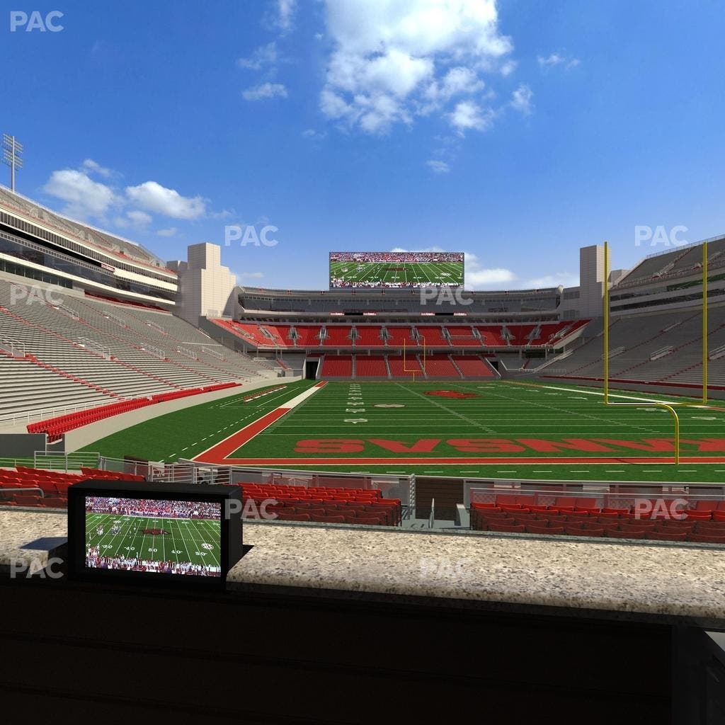 Razorback Stadium - Section Loge 44 Seat View