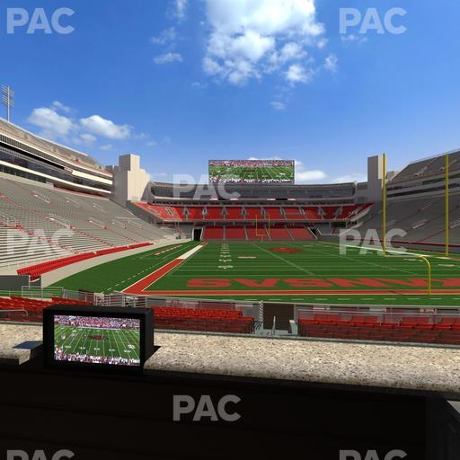 Razorback Stadium - Section Loge 44 Seat View