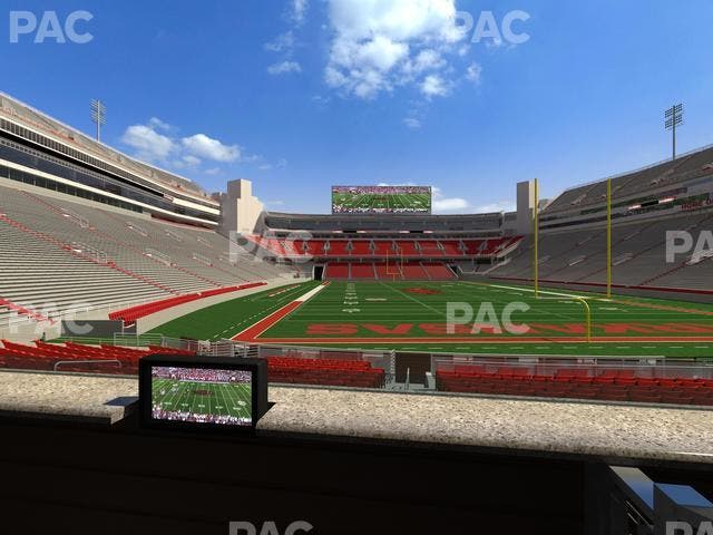 Razorback Stadium - Section Loge 44 Seat View