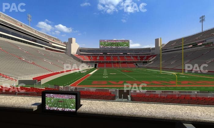 Razorback Stadium - Section Loge 44 Seat View