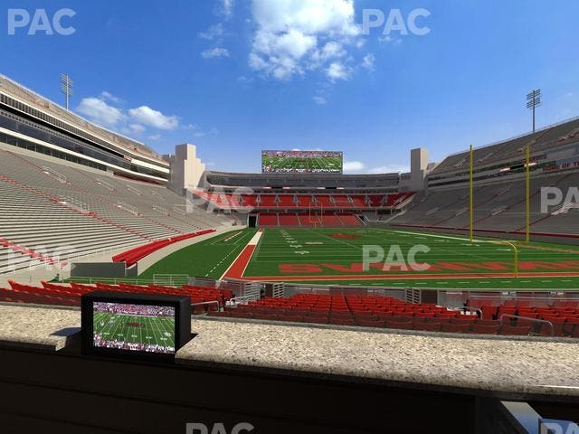 Razorback Stadium - Section Loge 46 Seat View