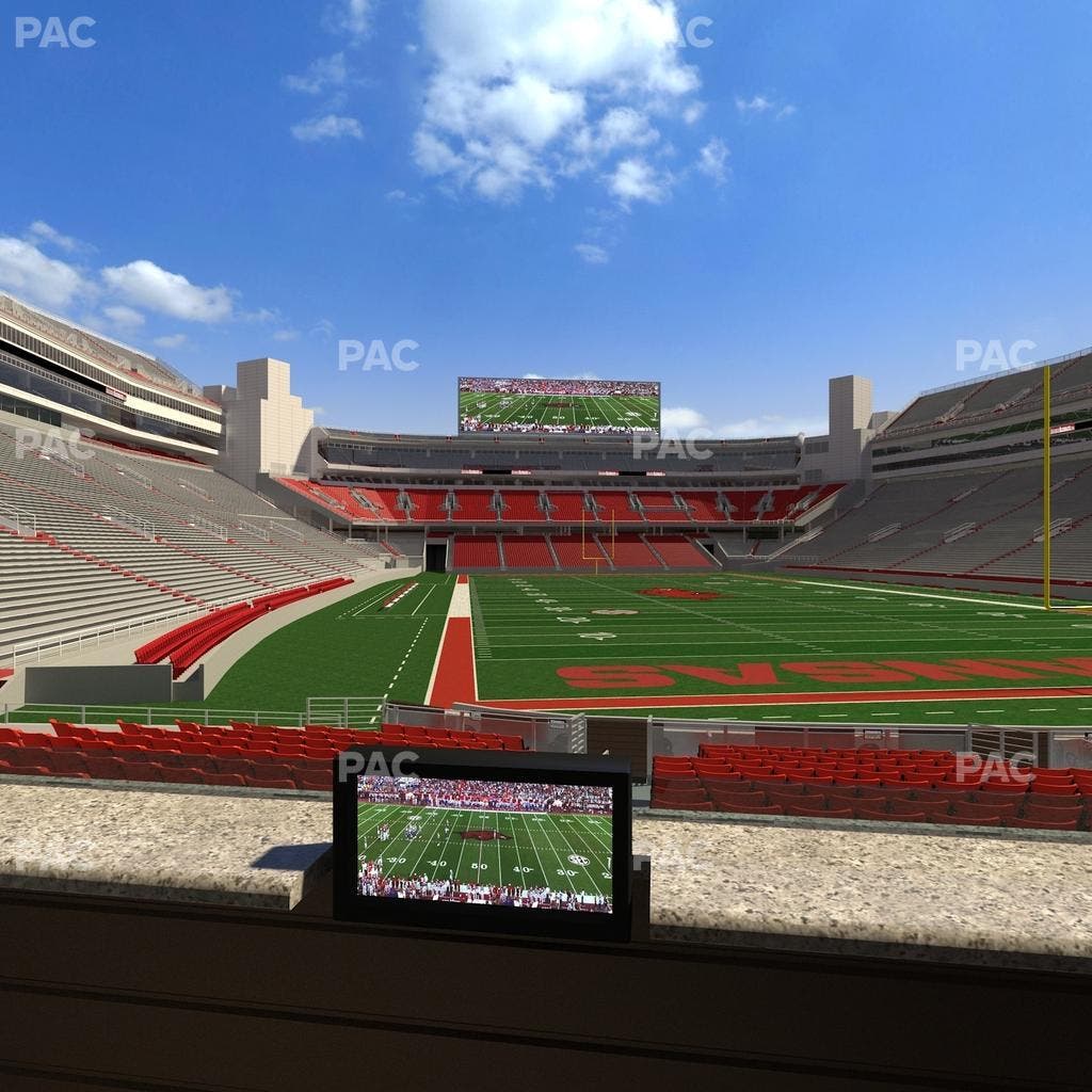 Razorback Stadium - Section Loge 47 Seat View