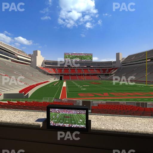 Razorback Stadium - Section Loge 47 Seat View
