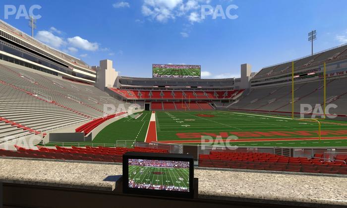 Razorback Stadium - Section Loge 47 Seat View