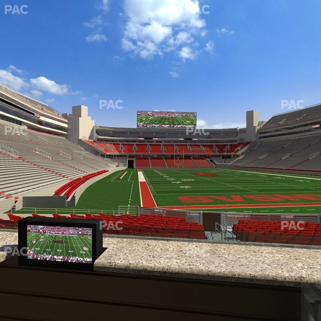 Razorback Stadium - Section Loge 48 Seat View