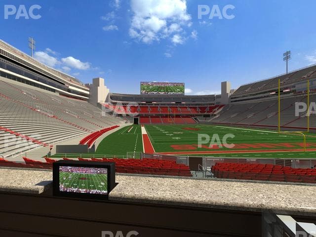 Razorback Stadium - Section Loge 48 Seat View