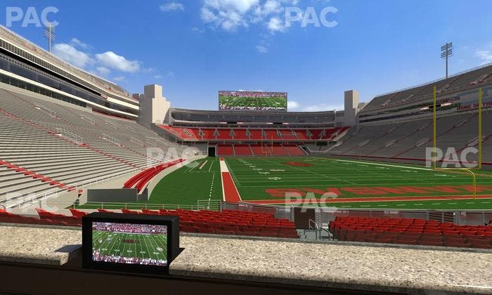Razorback Stadium - Section Loge 48 Seat View