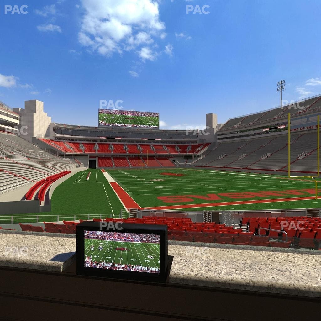 Razorback Stadium - Section Loge 49 Seat View