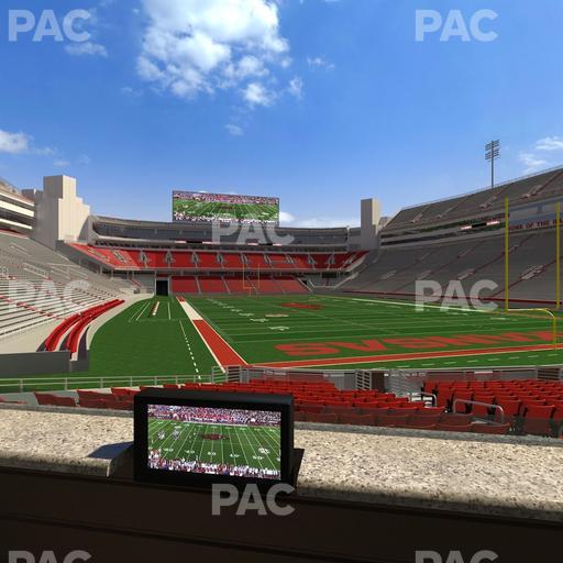 Razorback Stadium - Section Loge 49 Seat View