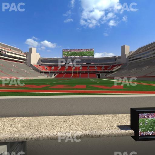 Razorback Stadium - Section Loge 5 Seat View